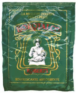 Antonio De Pascale noneborotalco 2003 pittura acrilica su tela sagomata e profumata