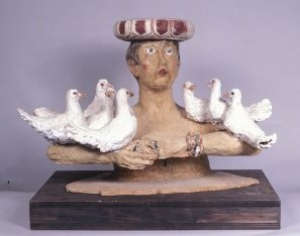 Ilario Fioravanti - la ragazza con le colombe