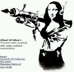 Illegal Art Show percorre le strade d’Italia. E arriva a Roma