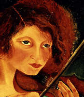 Antonietta Raphäel Mafai  | Autoritratto con violino