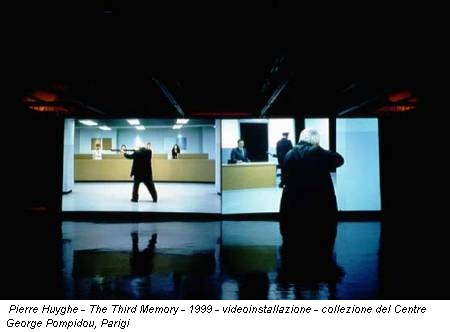 Pierre Huyghe - The Third Memory - 1999 - videoinstallazione - collezione del Centre George Pompidou, Parigi