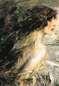 boldini, particolare del ritratto della marchesa casati