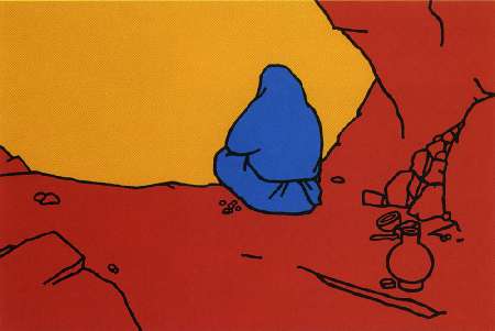 Patrick Caulfield The Hermit, 1967 Screenprint cm 55,3x83,2 Printed at Kelpra Studio, London in an edition of 75 Published by Editions Alecto, London 15/75 