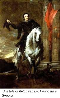 Una tela di Anton van Dyck esposta a Genova