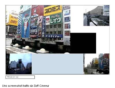 Uno screenshot tratto da Soft Cinema