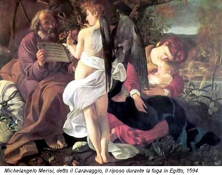 Michelangelo Merisi, detto il Caravaggio, Il riposo durante la fuga in Egitto, 1594