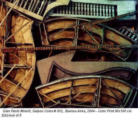 Gian Paolo Minelli, Galpon Colon # 003, Buenos Aires, 2004 - Color Print 80x100 cm. Edizione di 5