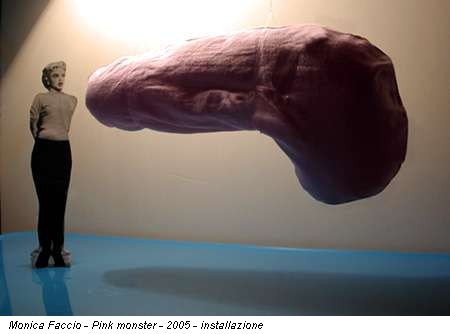 Monica Faccio - Pink monster - 2005 - installazione