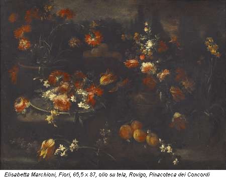 Elisabetta Marchioni, Fiori, 65,5 x 87, olio su tela, Rovigo, Pinacoteca dei Concordi