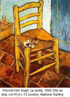 Vincent Van Gogh, La sedia, 1888 Olio su tela, cm 91,8 x 73 London, National Gallery