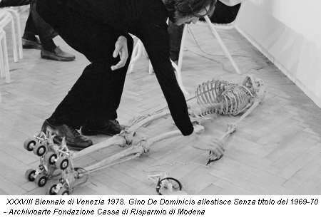 XXXVIII Biennale di Venezia 1978. Gino De Dominicis allestisce Senza titolo del 1969-70 - Archivioarte Fondazione Cassa di Risparmio di Modena