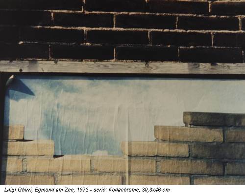 Luigi Ghirri, Egmond am Zee, 1973 - serie: Kodachrome, 30,3x46 cm
