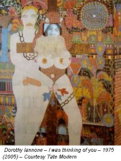 Dorothy Iannone – I was thinking of you – 1975 (2005) – Courtesy Tate Modern