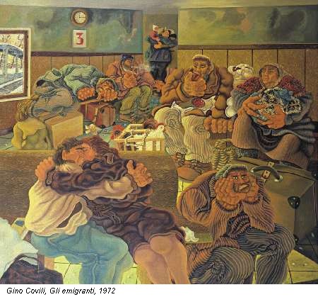 Gino Covili, Gli emigranti, 1972
