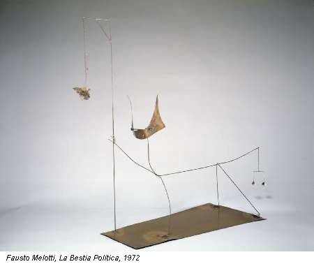 Fausto Melotti, La Bestia Politica, 1972
