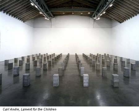 Carl Andre, Lament for the Children