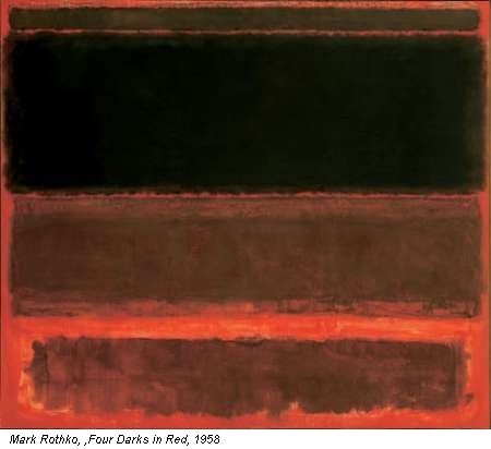 Mark Rothko, ,Four Darks in Red, 1958