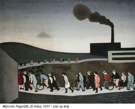 Marcelo Pogolotti, El Alba, 1937 - olio su tela