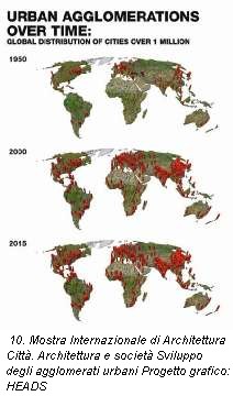 10. Mostra Internazionale di Architettura Città. Architettura e società Sviluppo degli agglomerati urbani Progetto grafico: HEADS