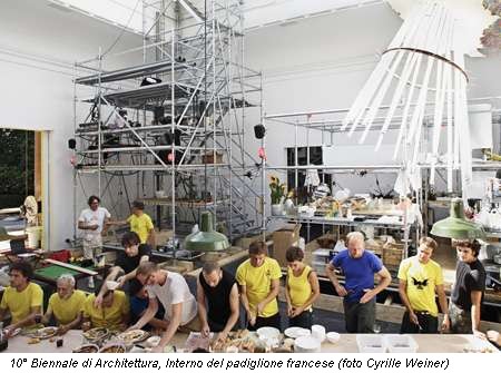 10° Biennale di Architettura, Interno del padiglione francese (foto Cyrille Weiner)