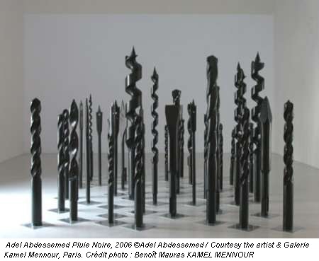 Adel Abdessemed Pluie Noire, 2006 ©Adel Abdessemed / Courtesy the artist & Galerie Kamel Mennour, Paris. Crédit photo : Benoît Mauras KAMEL MENNOUR