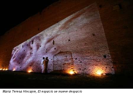 Maria Teresa Hincapie, El espacio se mueve despacio