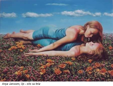 Anya Janssen, Up - olio su tela