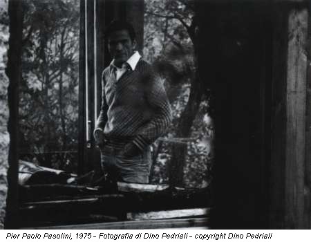 Pier Paolo Pasolini, 1975 - Fotografia di Dino Pedriali - copyright Dino Pedriali