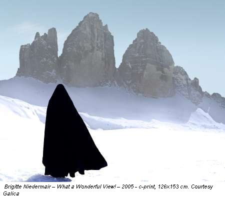 Brigitte Niedermair – What a Wonderful View! – 2005 - c-print, 126x153 cm. Courtesy Galica