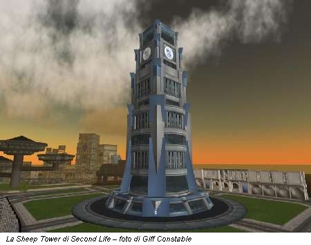 La Sheep Tower di Second Life – foto di Giff Constable