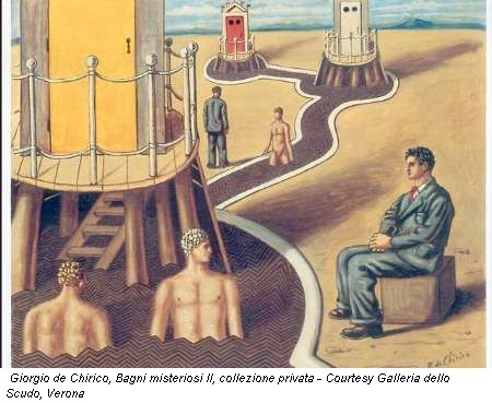 Giorgio de Chirico, Bagni misteriosi II, collezione privata - Courtesy Galleria dello Scudo, Verona