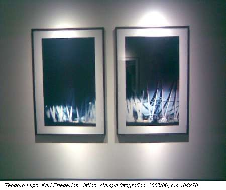 Teodoro Lupo, Karl Friederich, dittico, stampa fatografica, 2005/06, cm 104x70