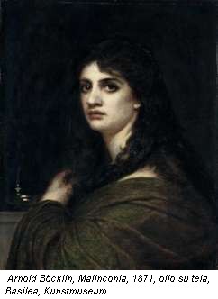 Arnold Böcklin, Malinconia, 1871, olio su tela, Basilea, Kunstmuseum