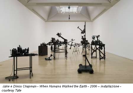 Jake e Dinos Chapman - When Humans Walked the Earth - 2006 – installazione - courtesy Tate
