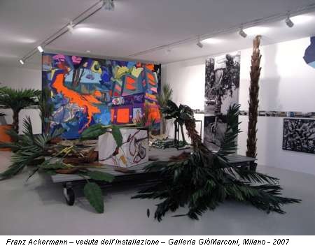 Franz Ackermann – veduta dell’installazione – Galleria GiòMarconi, Milano - 2007