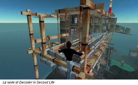 La sede di Decoder in Second Life