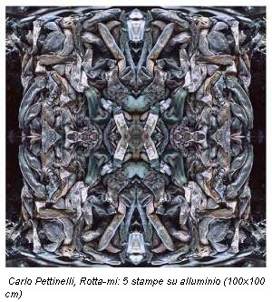 Carlo Pettinelli, Rotta-mi: 5 stampe su alluminio (100x100 cm)