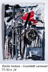 Emilio Vedova - Cosiddetti carnevali '77-'83 n. 24