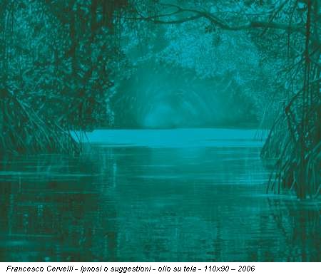 Francesco Cervelli - Ipnosi o suggestioni - olio su tela - 110x90 – 2006