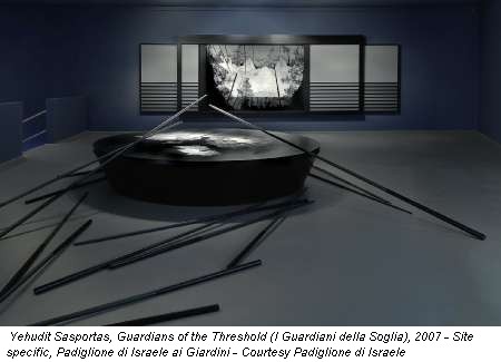 Yehudit Sasportas, Guardians of the Threshold (I Guardiani della Soglia), 2007 - Site specific, Padiglione di Israele ai Giardini - Courtesy Padiglione di Israele