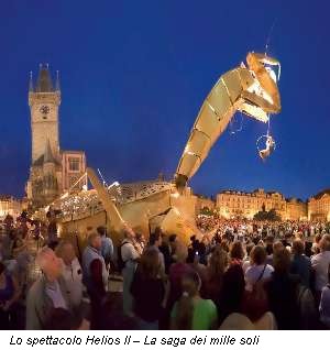 Lo spettacolo Helios II – La saga dei mille soli