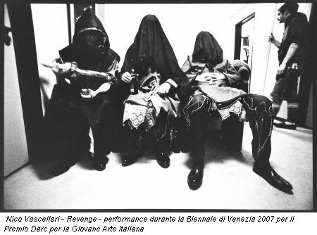 Nico Vascellari - Revenge - performance durante la Biennale di Venezia 2007 per il Premio Darc per la Giovane Arte Italiana