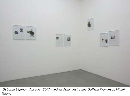 Deborah Ligorio - Vulcano - 2007 - veduta della mostra alla Galleria Francesca Minini, Milano