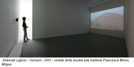 Deborah Ligorio - Vulcano - 2007 - veduta della mostra alla Galleria Francesca Minini, Milano