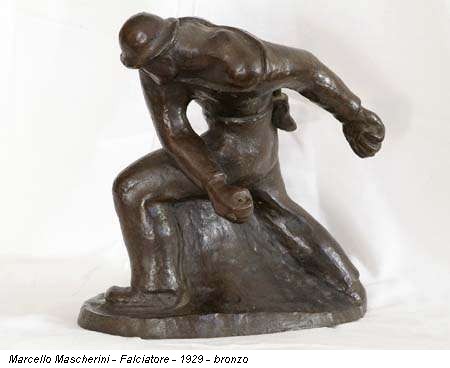 Marcello Mascherini - Falciatore - 1929 - bronzo