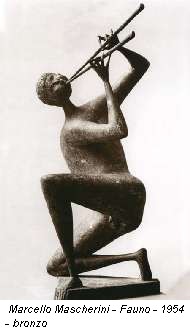 Marcello Mascherini - Fauno - 1954 - bronzo