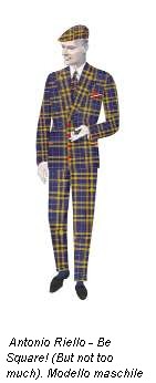 Antonio Riello - Be Square! (But not too much). Modello maschile