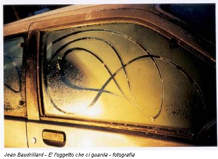 Jean Baudrillard - E' l'oggetto che ci guarda - fotografia