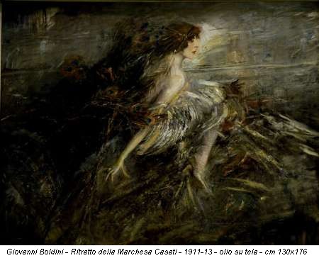 Giovanni Boldini - Ritratto della Marchesa Casati - 1911-13 - olio su tela - cm 130x176