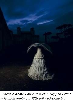 Claudio Abate - Anselm Kiefer. Sappho - 2005 - lambda print - cm 120x200 - edizione 1/5